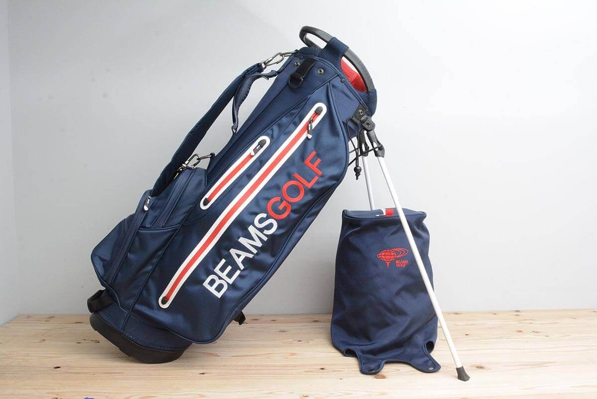 ビームスゴルフ スタンドキャディバック ネイビー 9型 46インチ対応 約2.95kg